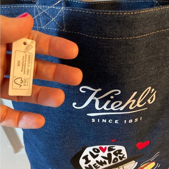 Kiehl's ‘Since 1851’ Limited Edition I LOVE NEW YORK   Tote Shoppers Bag -BNWT! - Picture 2 of 3